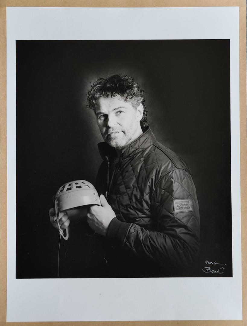 Jaromír Jágr - s helmou