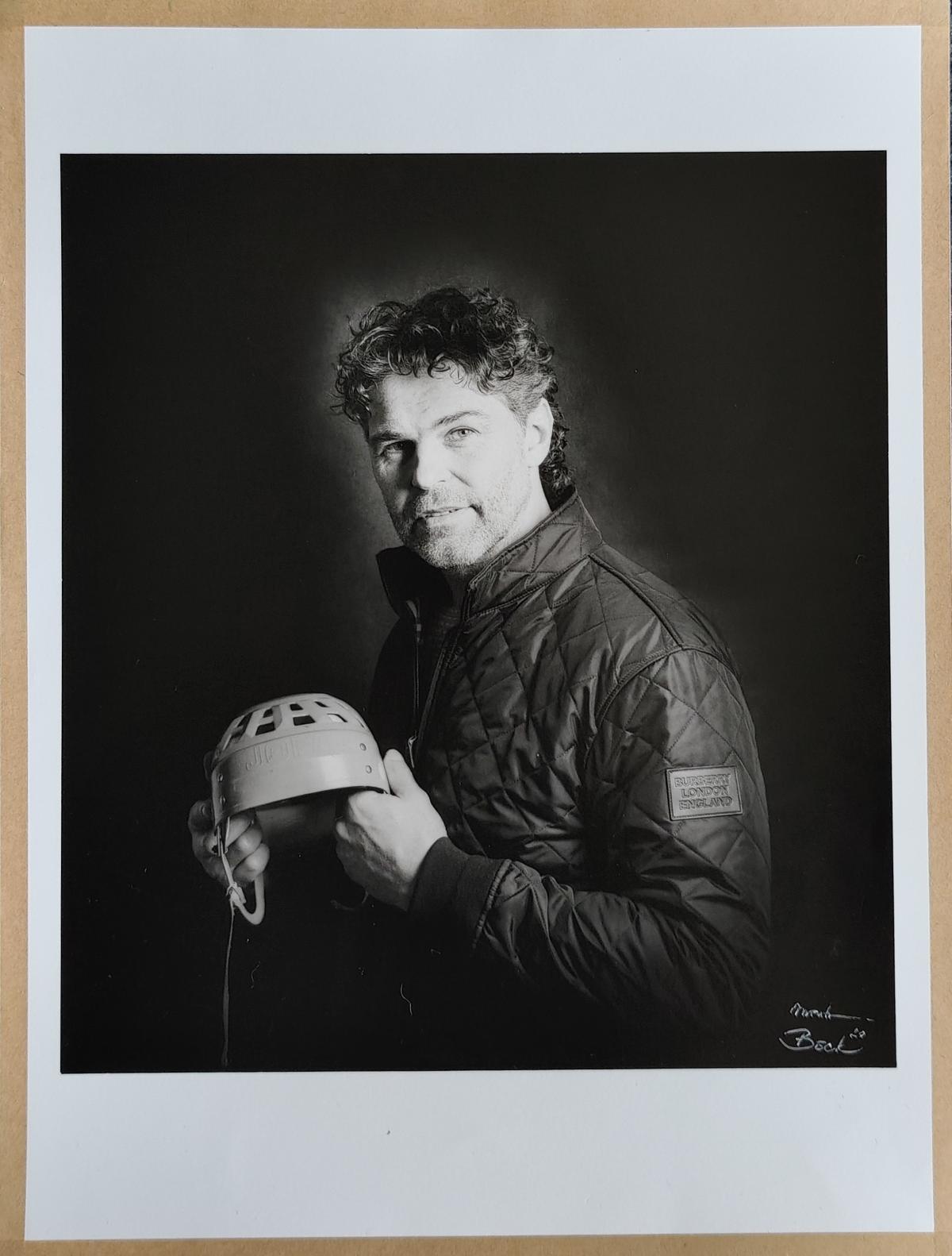 Jaromír Jágr - s helmou