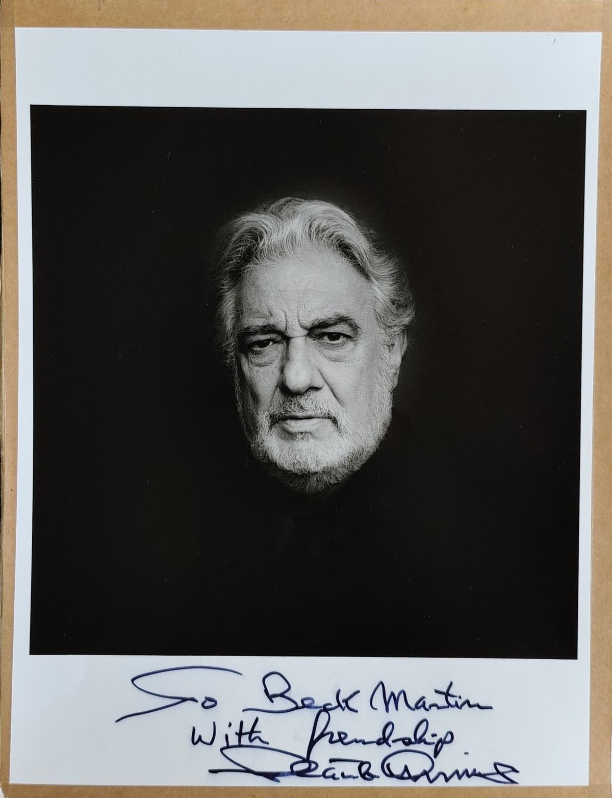 Domingo - přátelsky Martinovi